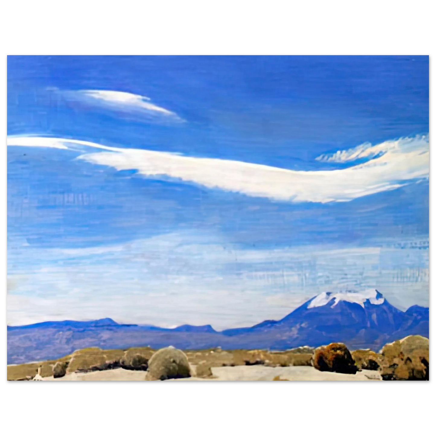 Maynard Dixon - THE CLOUD COACHELLA VALLEY CALIFORNIA 1940 Wall art - 30x40 cm / 12x16 inches - Fine Art Poster-canvas - -