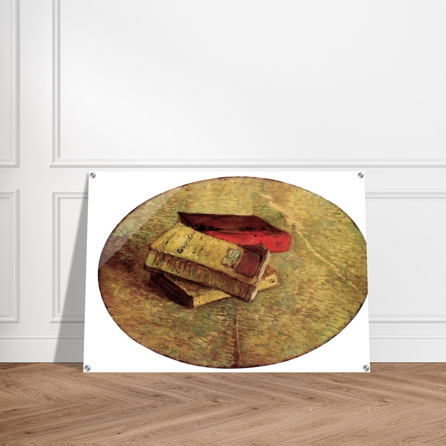 Still Life with Three Books - Vincent van Gogh Acrylic Print - 70x100 cm / 28x40″ inches | Vincent van Gogh Wall Art | Vincent van Gogh Prints