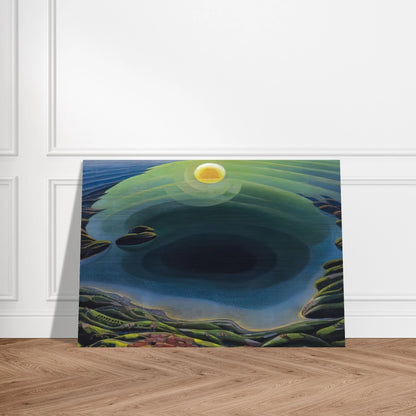Aurora sul Golfo - 1935 - Gerardo Dottori Brushed Aluminum Print - 70x100 cm / 28x40 inches | Gerardo Dottori Aluminum Print | Gerardo Dottori Prints