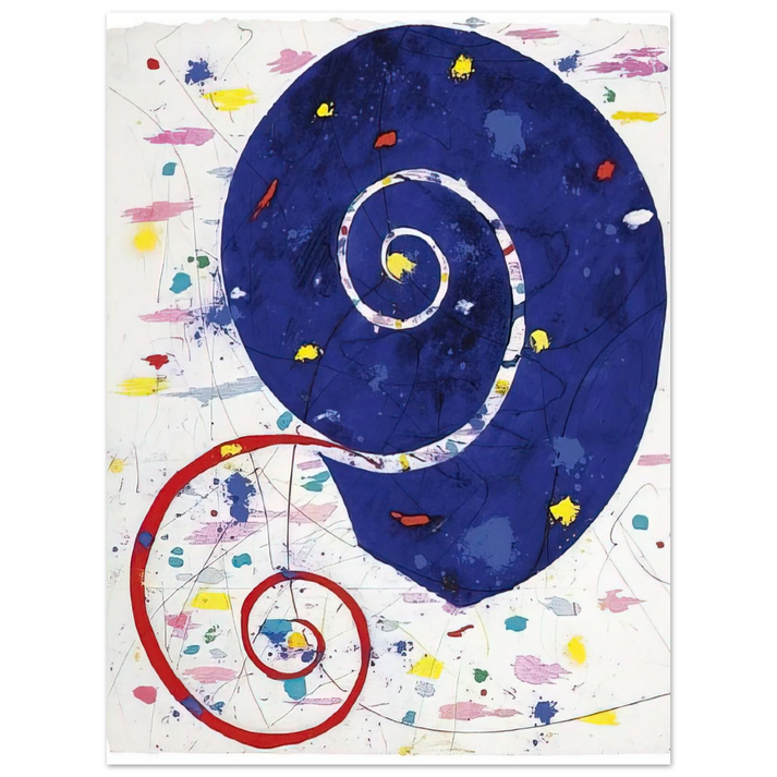 Sam Francis - Ammonite  SFM 82-063   75x100 cm / 30x40inches Fine Art Poster