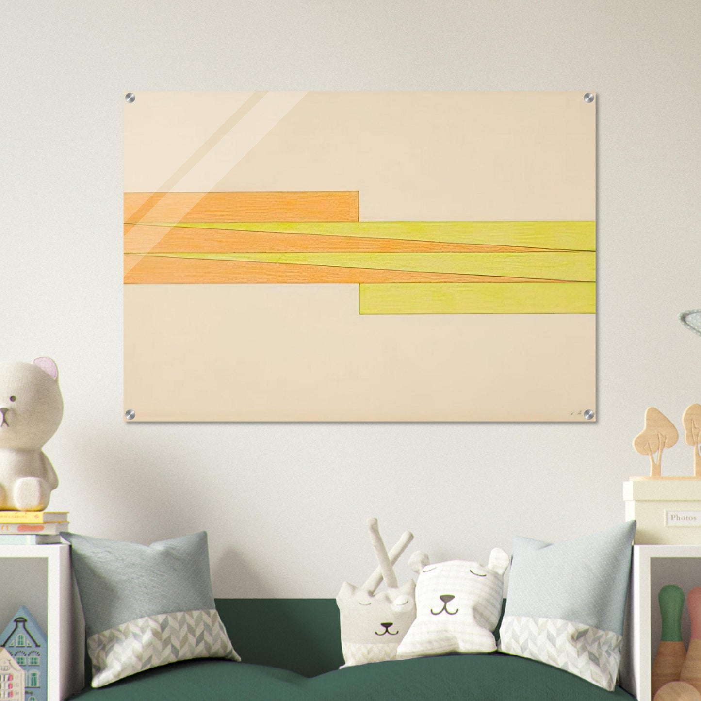 Untitled - 1965 - Larry Zox Acrylic Print - 70x100 cm / 28x40″ inches