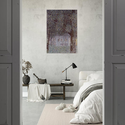 FARMHOUSE IN UPPER AUSTRIA 1912 - Gustav Klimt Brushed Aluminum Print - 70x100 cm / 28x40 inches | Gustav Klimt Aluminum Print | Gustav Klimt Prints