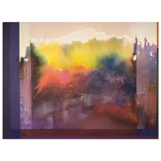 Ronnie Landfield - Vision Of Paradise - 1985  75x100 cm / 30x40inches Fine Art Poster