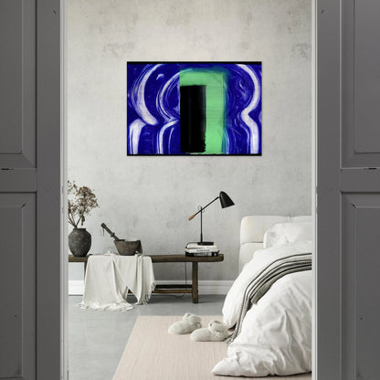 Moroccan Door - 1991 - Howard Hodgkin Brushed Aluminum Print - 70x100 cm / 28x40 inches | Howard Hodgkin Aluminum Print | Howard Hodgkin Prints