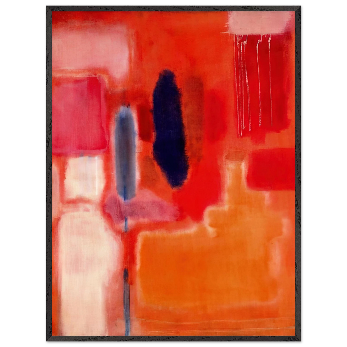 Mark Rothko - No. 9 - 1948 Wall Art - 30x40 cm / 12x16 inches - Premium Wooden Framed Poster With Fine Art Paper-canvas - Black frame