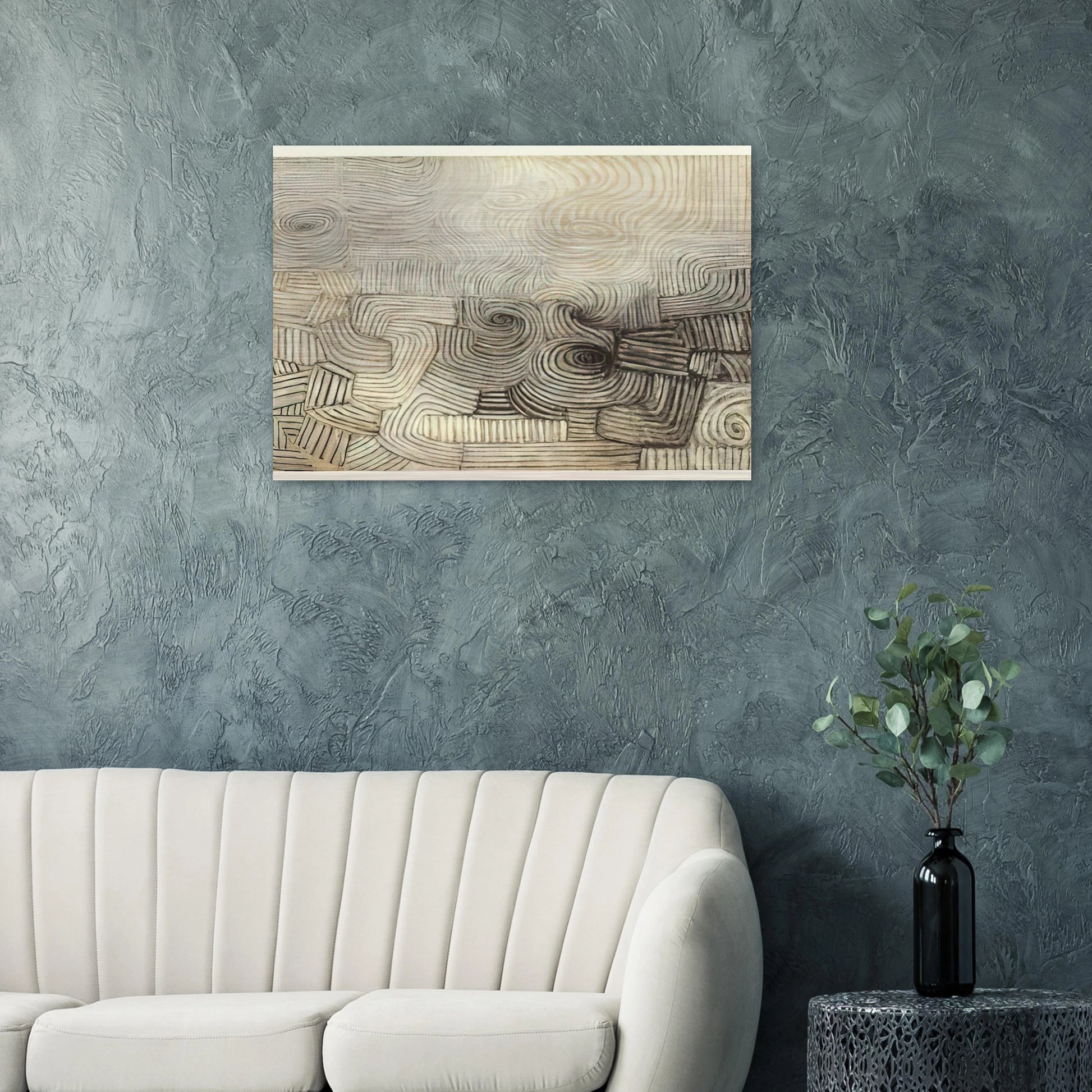 The Snowstorm - 1950 - Victor Pasmore Brushed Aluminum Print - 70x100 cm / 28x40 inches | Victor Pasmore Aluminum Print | Victor Pasmore Prints