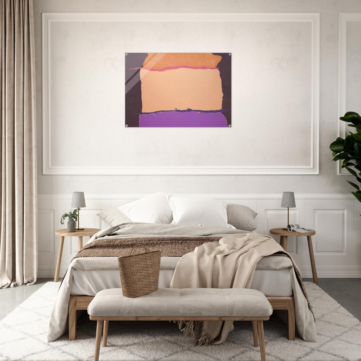 Infinity Field - 1980 - Theodoros Stamos Acrylic Print - 70x100 cm / 28x40″ inches | Theodoros Stamos Wall Art | Theodoros Stamos Prints