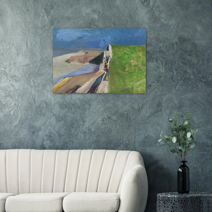 Seawall - Richard Diebenkorn Brushed Aluminum Print - 70x100 cm / 28x40 inches | Richard Diebenkorn Aluminum Print | Richard Diebenkorn Prints