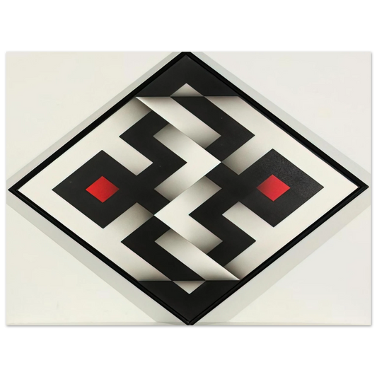Omar Rayo - Ibawabi - 1975  75x100 cm / 30x40inches Fine Art Poster