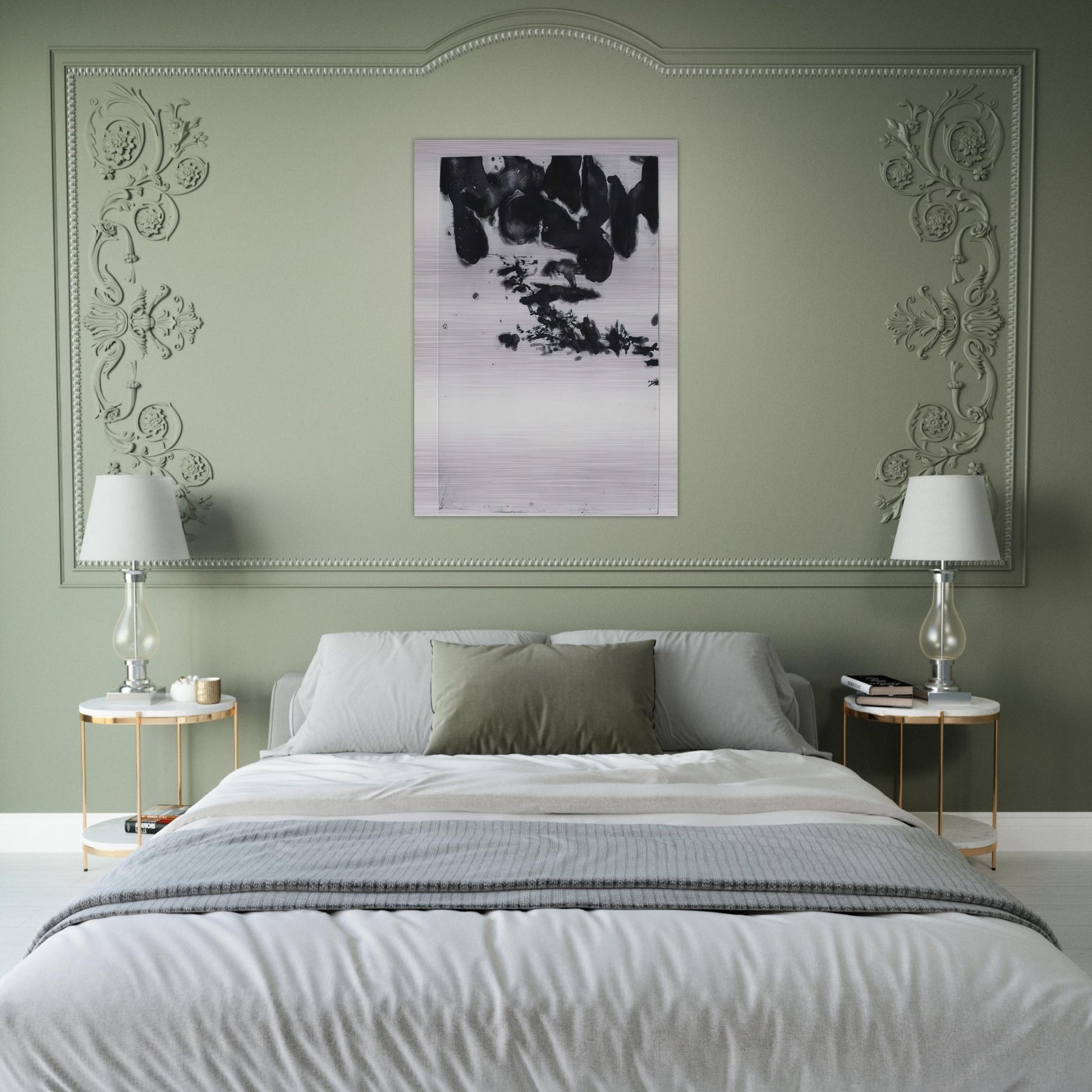 GENESIS 1982 - Zao Wou-Ki Brushed Aluminum Print - 70x100 cm / 28x40 inches | Zao Wou-Ki Aluminum Print | Zao Wou-Ki Prints