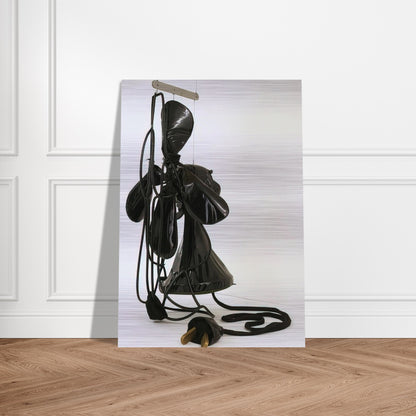 GIANT SOFT FAN 1967 - Claes Oldenburg Brushed Aluminum Print - 70x100 cm / 28x40 inches | Claes Oldenburg Aluminum Print | Claes Oldenburg Prints