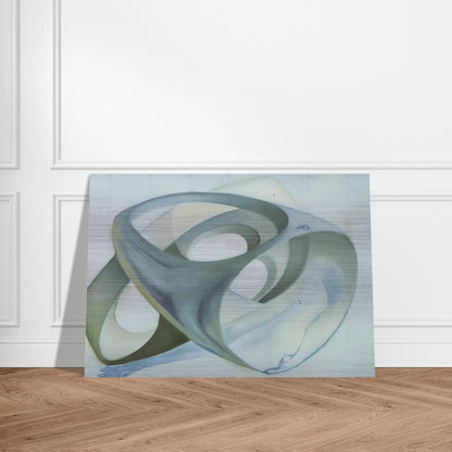 TOPOLOGICAL CONTORTION OF A FEMALE FIGURE - Salvador Dali Brushed Aluminum Print - 70x100 cm / 28x40 inches | Salvador Dali Aluminum Print | Salvador Dali Prints