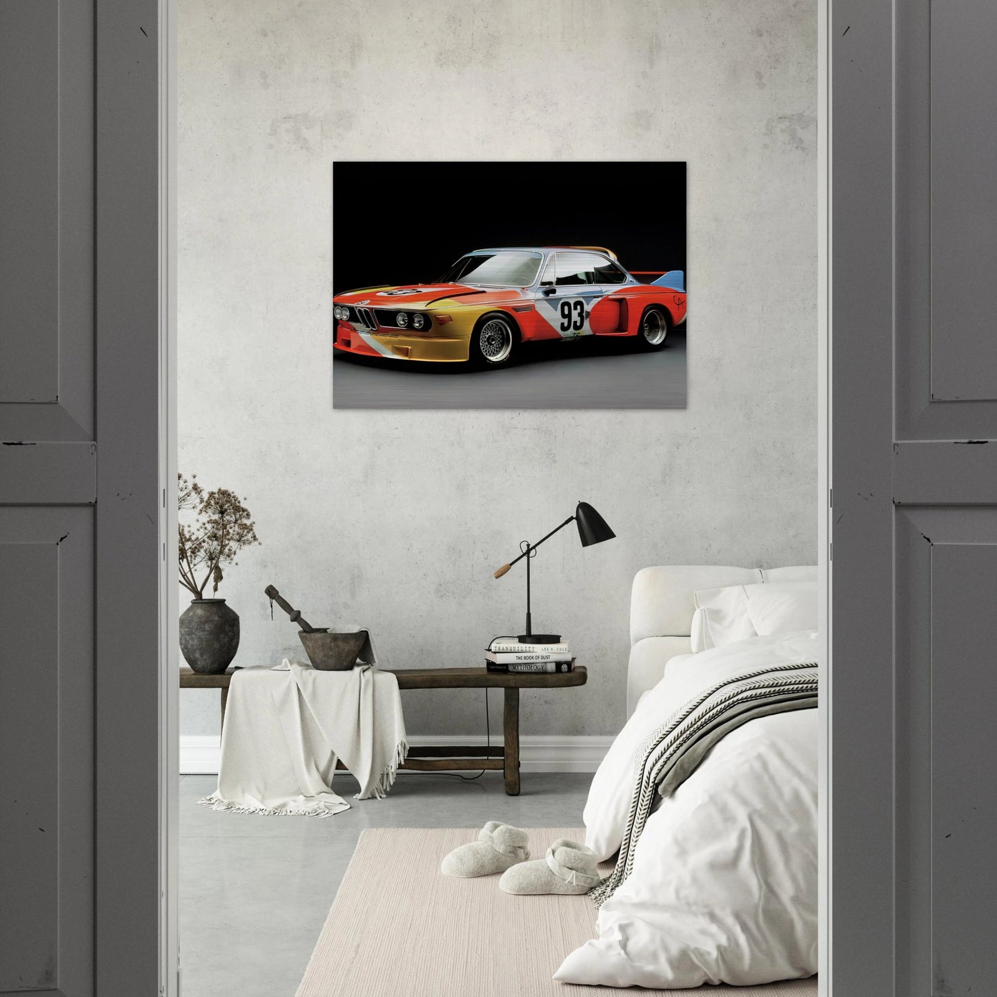 ART CAR 1975 - Alexander Calder Brushed Aluminum Print - 70x100 cm / 28x40 inches | Alexander Calder Aluminum Print | Alexander Calder Prints