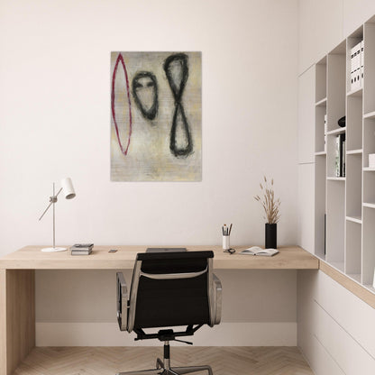 TRIPLE FORM 1982 - Susan Rothenberg Brushed Aluminum Print - 70x100 cm / 28x40 inches | Susan Rothenberg Aluminum Print | Susan Rothenberg Prints