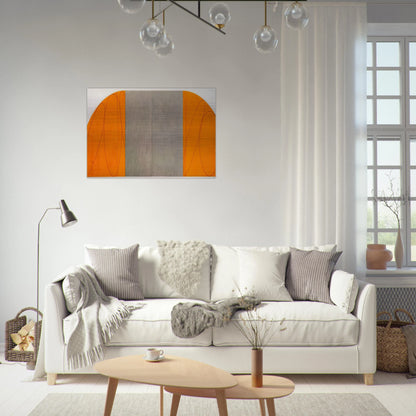 CURVED PLANE FIGURE VIII 1995 - Robert Mangold Brushed Aluminum Print - 70x100 cm / 28x40 inches | Robert Mangold Aluminum Print | Robert Mangold Prints
