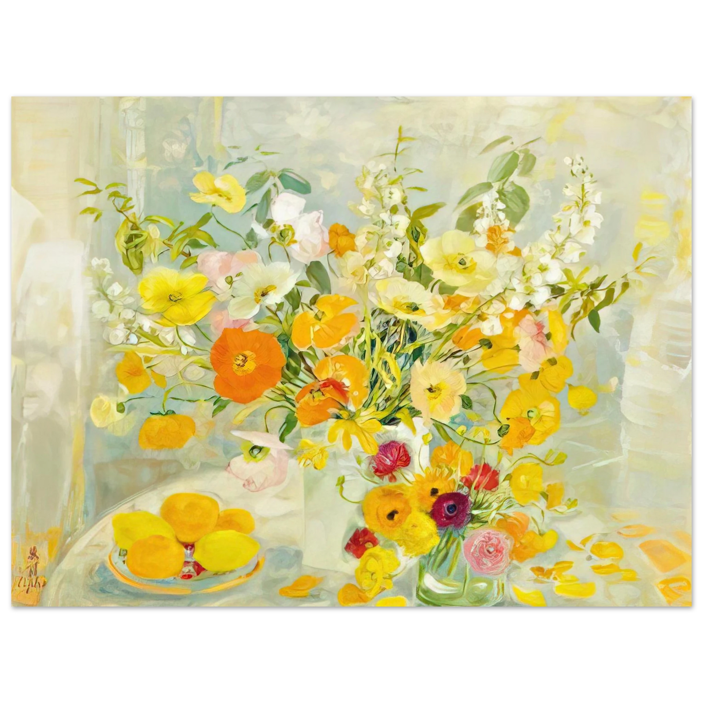 Le Pho - Flower Composition - Post-Impressionism  75x100 cm / 30x40inches Fine Art Poster