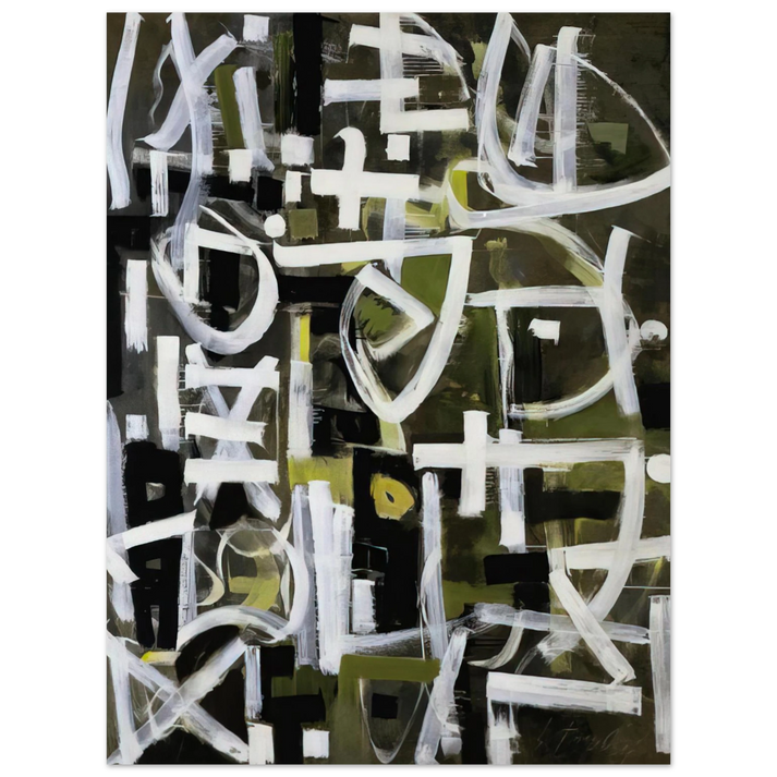 Bradley Walker Tomlin - Number 2 - 1950  75x100 cm / 30x40inches Fine Art Poster