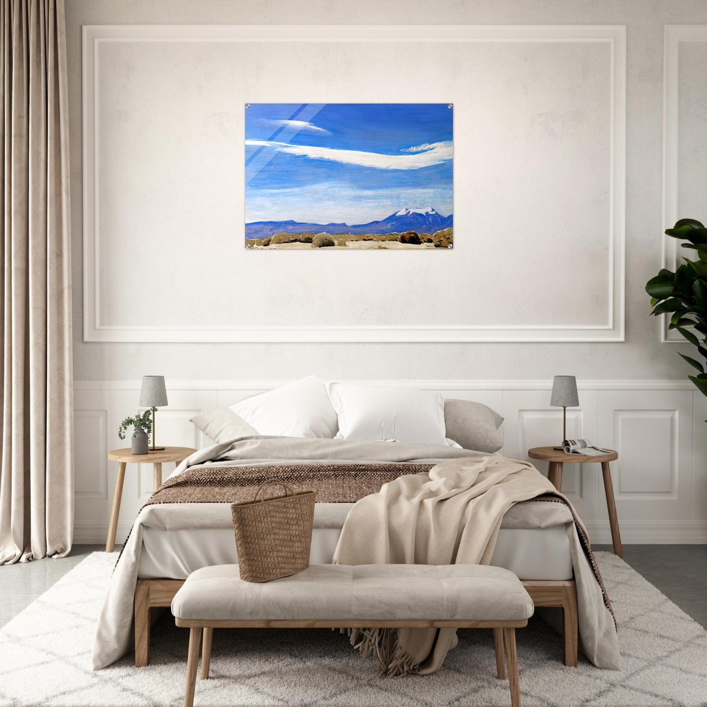 THE CLOUD COACHELLA VALLEY CALIFORNIA 1940 - Maynard Dixon Acrylic Print - 70x100 cm / 28x40″ inches | Maynard Dixon Wall Art | Maynard Dixon Prints