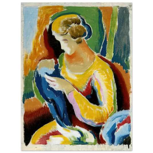 Thomas Hart Benton - WOMAN 1920  75x100 cm / 30x40inches Fine Art Poster