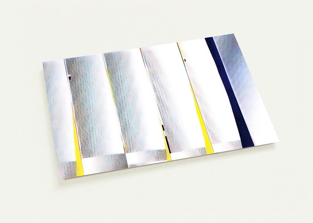 MIRROR SIX PANELS 3 1971 By Roy Lichtenstein Pack of 10 Post Cards | Roy Lichtenstein Post Cards | A6 (10.5 x 14.8 cm) - 4.1 x 5.8 inches