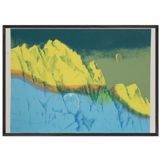 Pilgrimage 4 - 1977 - Clarence Holbrook Carter 70x100 cm / 28x40 inches Framed Art Print – Black Wooden Frame