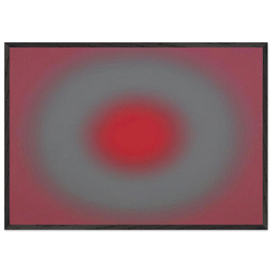 M56 - 1970 - Wojciech Fangor 70x100 cm / 28x40 inches Framed Art Print – Black Wooden Frame