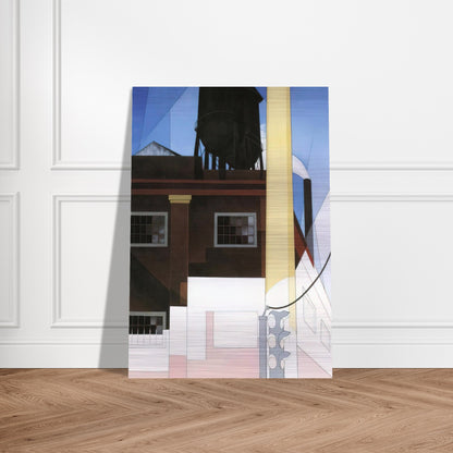 And the Home of the Brave - 1931 - Charles Demuth Brushed Aluminum Print - 70x100 cm / 28x40 inches | Charles Demuth Aluminum Print | Charles Demuth Prints