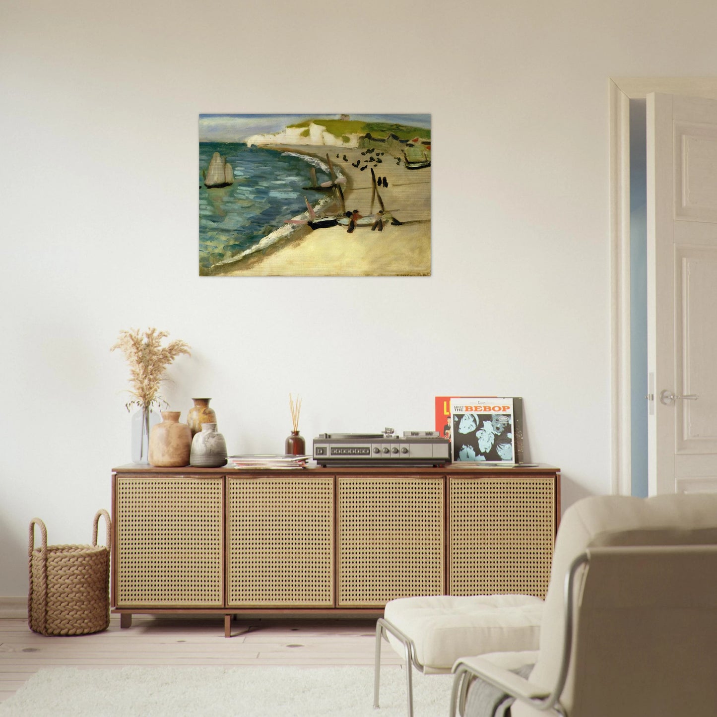 AHT AMONT CLIFFS AT ETRETAT 1920 - Henri Matisse Brushed Aluminum Print - 70x100 cm / 28x40 inches | Henri Matisse Aluminum Print | Henri Matisse Prints