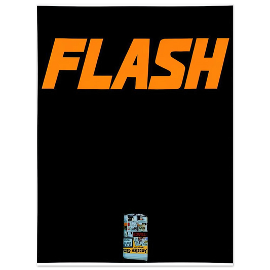 Edward Ruscha - FLASH L A TIMES 1963  75x100 cm / 30x40inches Fine Art Poster