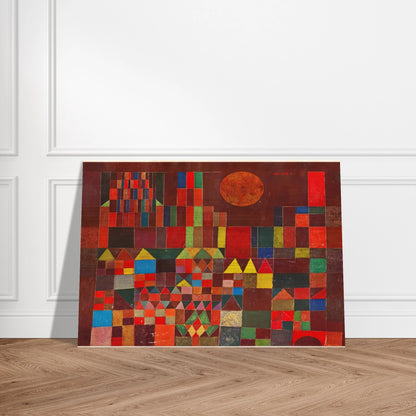 CASTLE AND SUN 1928 - Paul Klee Brushed Aluminum Print - 70x100 cm / 28x40 inches | Paul Klee Aluminum Print | Paul Klee Prints