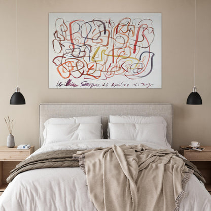 #6 April 28, 1963 NYC - 1963 - William Saroyan Art Prints - 100x150 cm / 40x60″ inches | William Saroyan Poster | William Saroyan Prints
