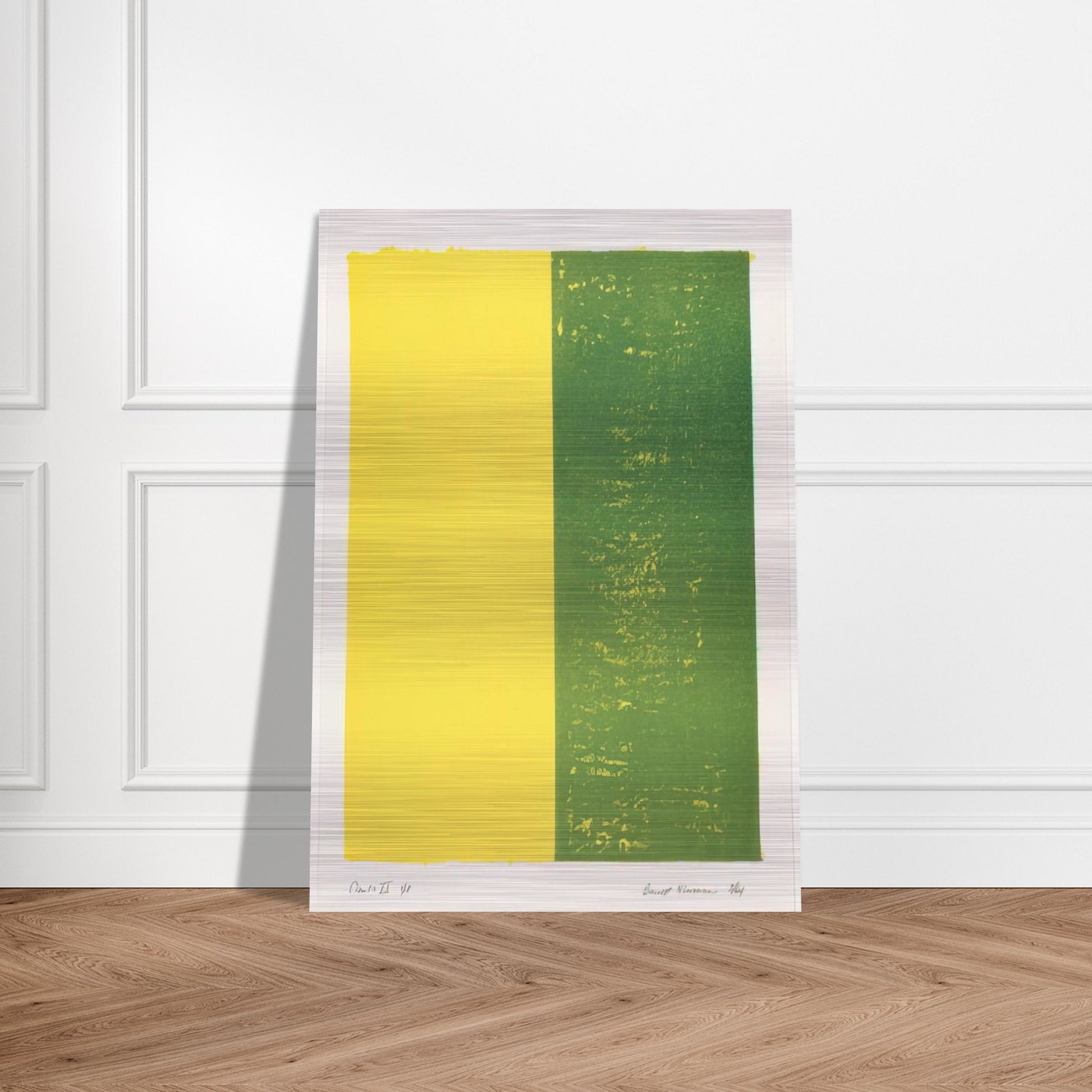 Canto XII - Barnett Newman Brushed Aluminum Print - 70x100 cm / 28x40 inches | Barnett Newman Aluminum Print | Barnett Newman Prints