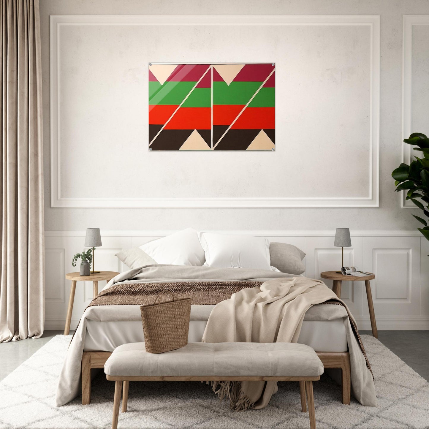 Scissors Jack - 1974 - Larry Zox Acrylic Print - 70x100 cm / 28x40″ inches