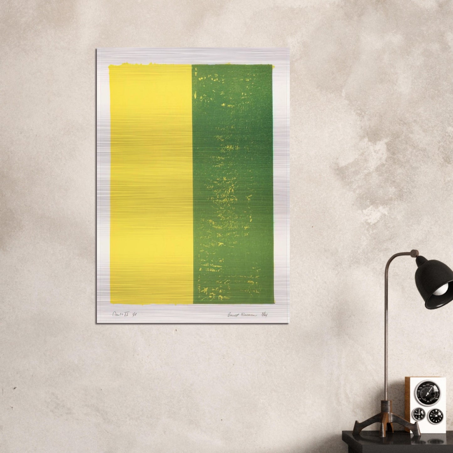 Canto XII - Barnett Newman Brushed Aluminum Print - 70x100 cm / 28x40 inches | Barnett Newman Aluminum Print | Barnett Newman Prints