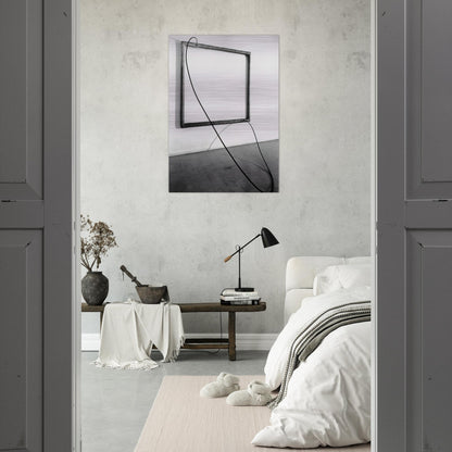 HANG UP 1966 1 - Eva Hesse Brushed Aluminum Print - 70x100 cm / 28x40 inches | Eva Hesse Aluminum Print | Eva Hesse Prints