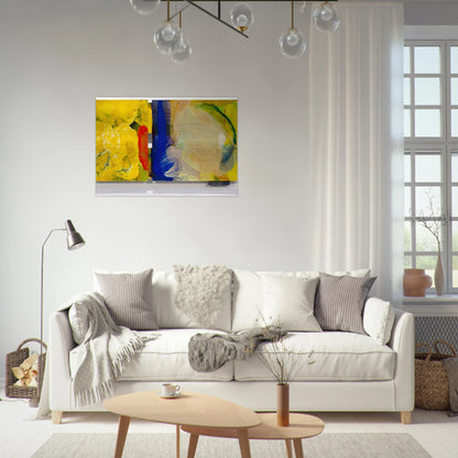 Fog Light - Sam Gilliam Brushed Aluminum Print - 70x100 cm / 28x40 inches | Sam Gilliam Aluminum Print | Sam Gilliam Prints