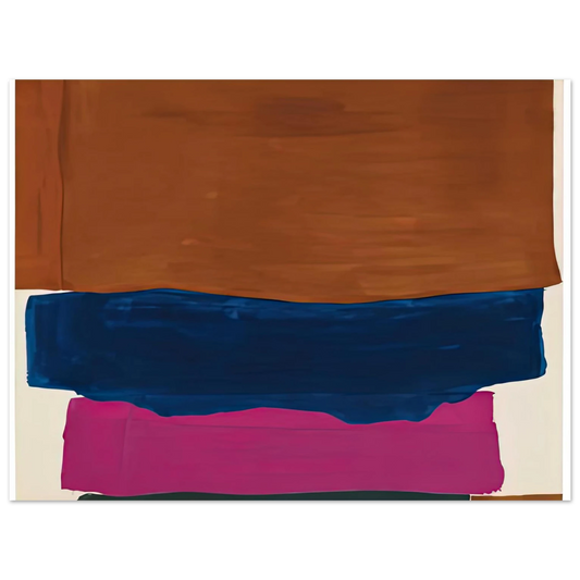 Helen Frankenthaler - Indian Summer, 1967- Wall Art - 21x29.7 cm / 8x12" - Fine Art Poster-canvas - -