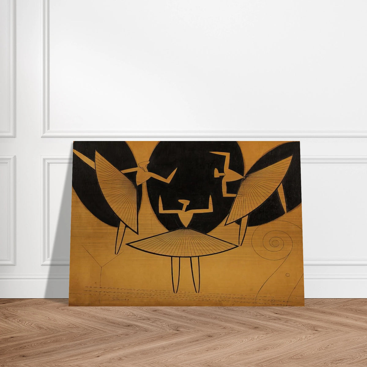 SILHOUETTE - Man Ray Brushed Aluminum Print - 70x100 cm / 28x40 inches | Man Ray Aluminum Print | Man Ray Prints