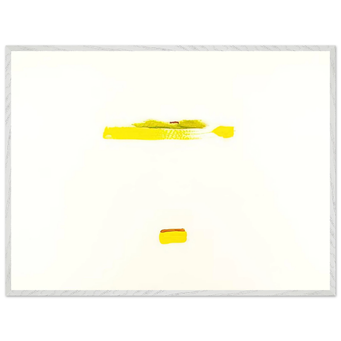 Helen Frankenthaler - New York III - 1972 Wall art - 45x60 cm / 18x24 inches - Premium Wooden Framed Poster With Fine Art Paper-canvas - Wood frame