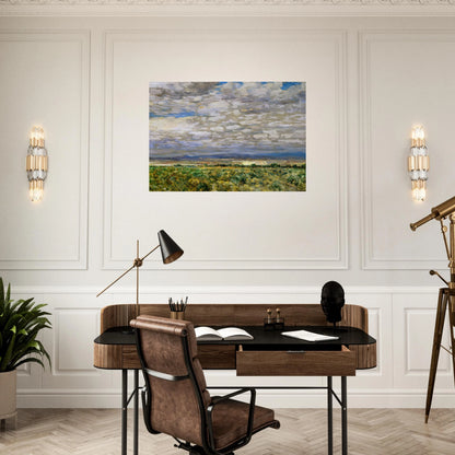 On the Snake River, Oregon - Childe Hassam Brushed Aluminum Print - 70x100 cm / 28x40 inches | Childe Hassam Aluminum Print | Childe Hassam Prints