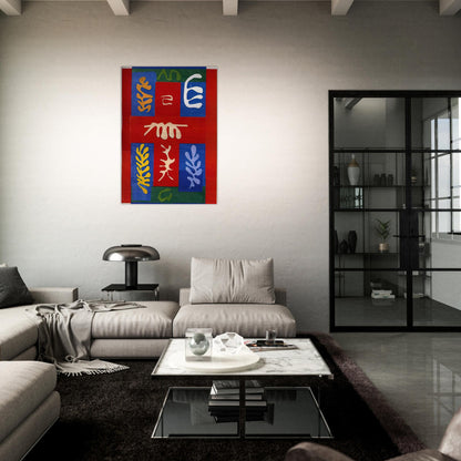 CUT OUTS 4 - Henri Matisse Brushed Aluminum Print - 70x100 cm / 28x40 inches | Henri Matisse Aluminum Print | Henri Matisse Prints