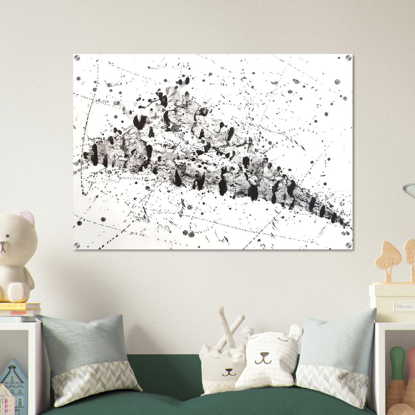 Untitled  .213 SF240  - Sam Francis Acrylic Print - 70x100 cm / 28x40″ inches | Sam Francis Wall Art | Sam Francis Prints