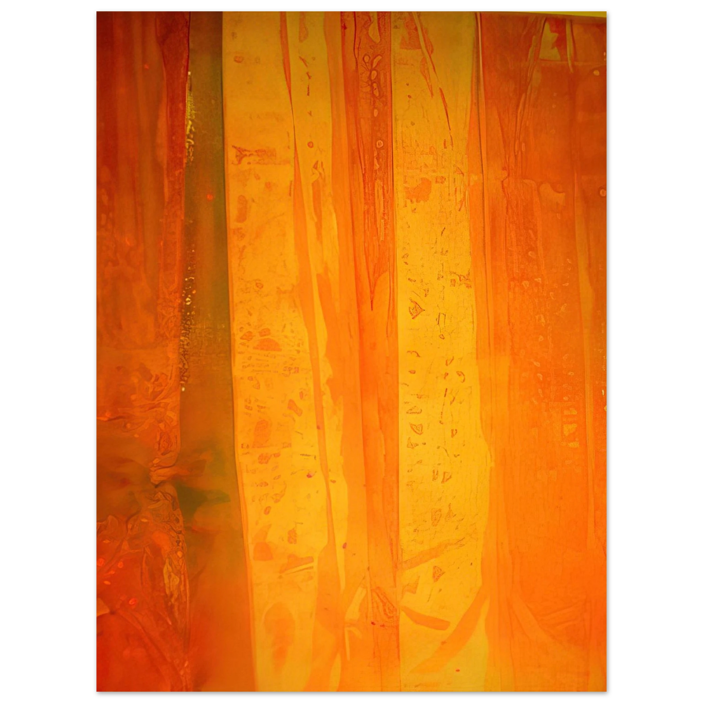 Sam Gilliam - Pink Flutter  75x100 cm / 30x40inches Fine Art Poster