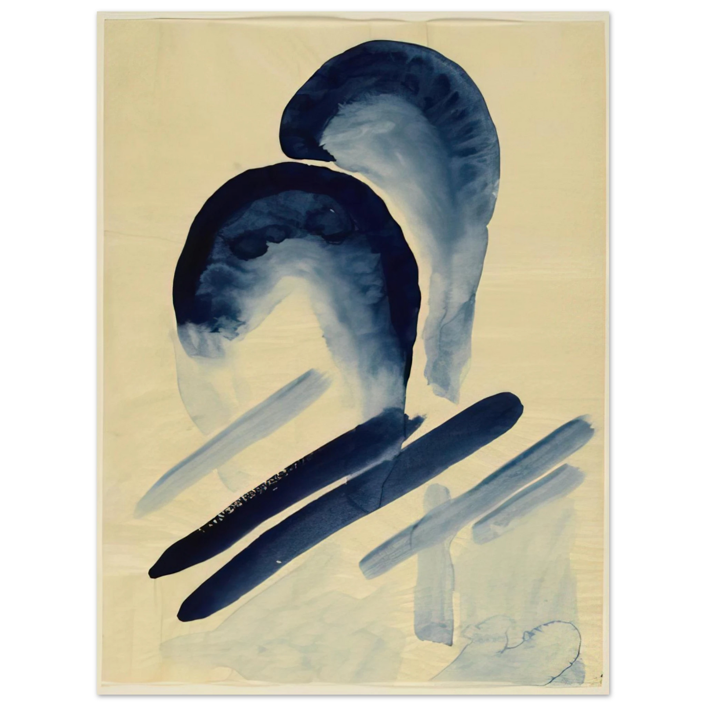 Georgia O'Keeffe - Blue-03 Fine Art Poster