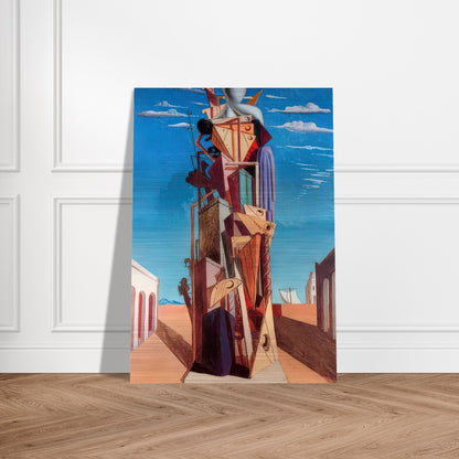 THE GREAT MACHINE 1925 - Giorgio de Chirico Brushed Aluminum Print - 70x100 cm / 28x40 inches | Giorgio de Chirico Aluminum Print | Giorgio de Chirico Prints