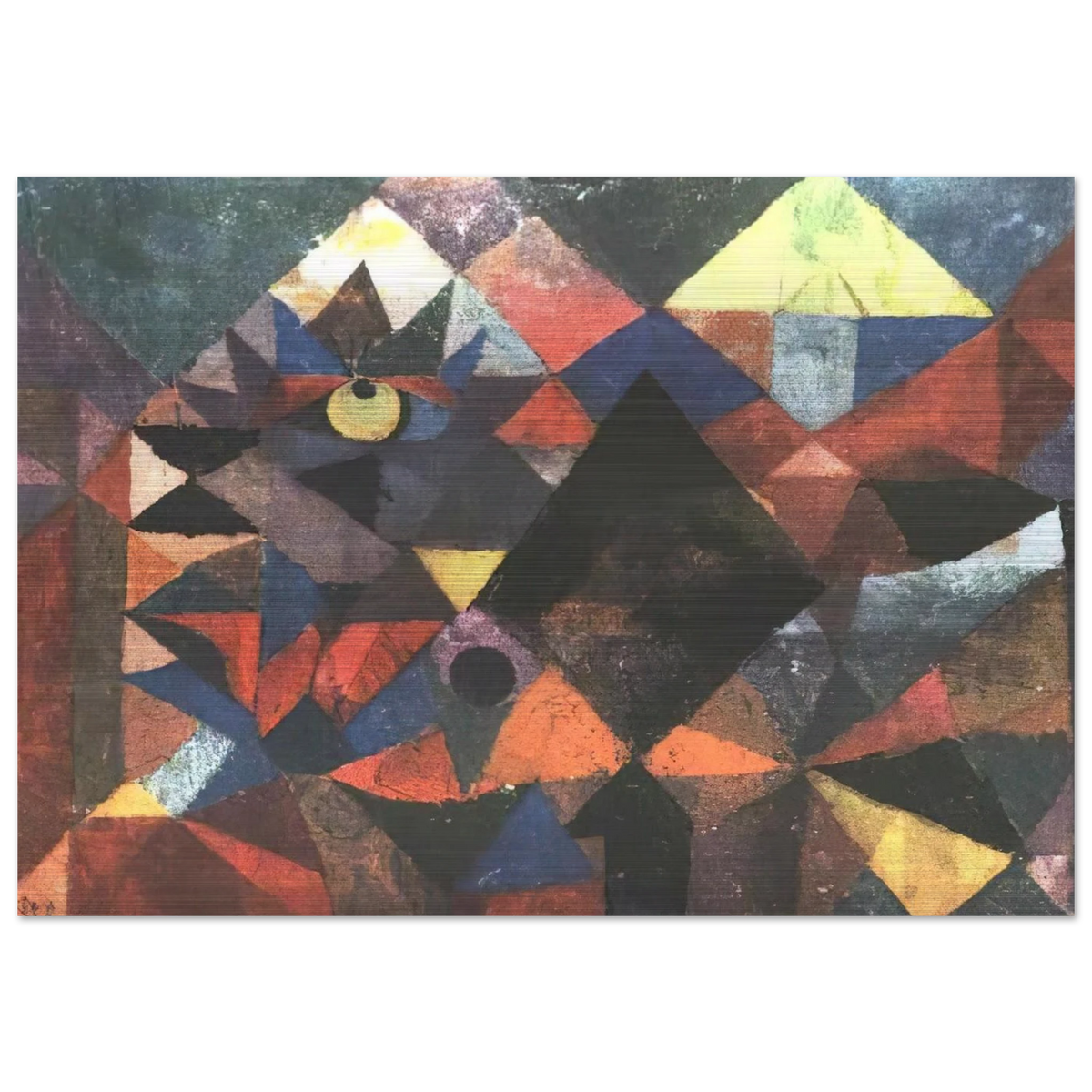 THE LIGHT AND SO MUCH ELSE 1931 - Paul Klee Brushed Aluminum Print - 70x100 cm / 28x40 inches | Paul Klee Aluminum Print | Paul Klee Prints