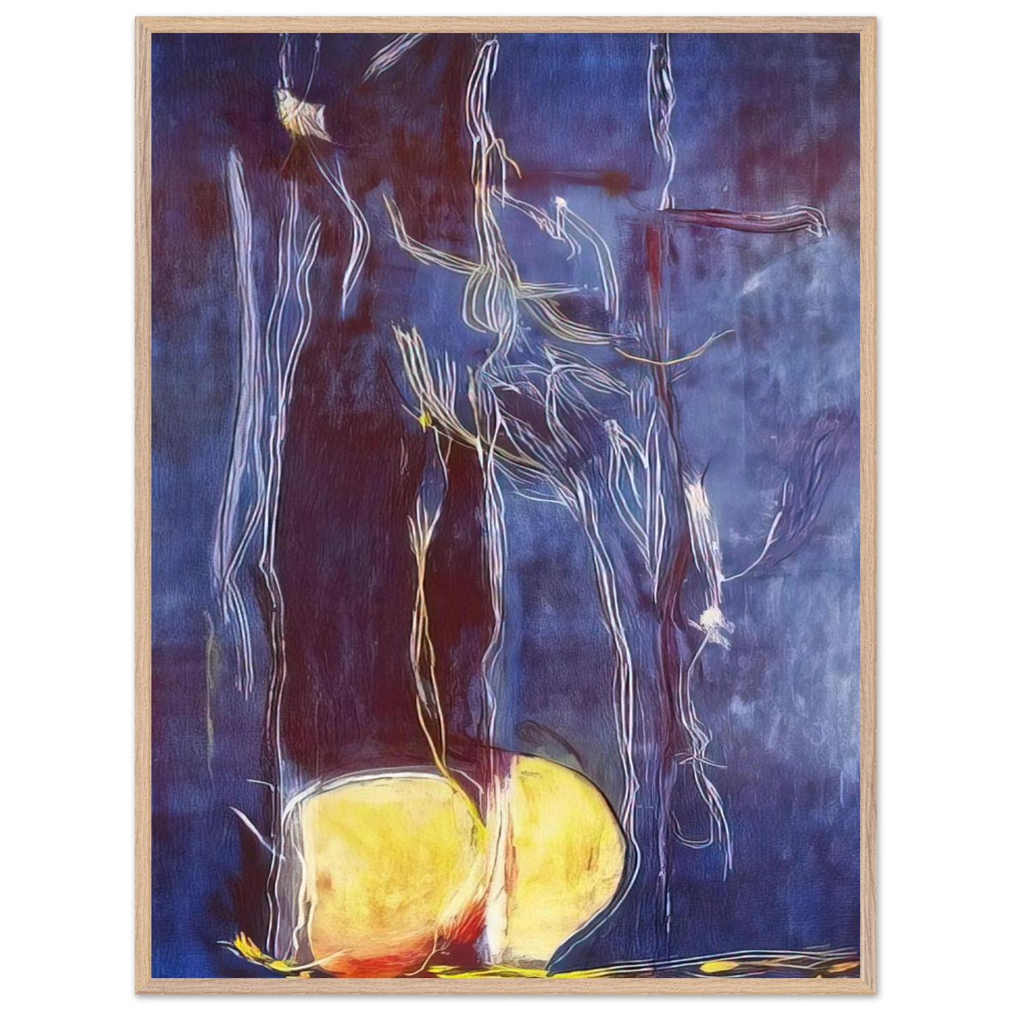 Helen Frankenthaler - All About Blue - 1994 Wall art - 40x50 cm / 16x20 inches - Fine Art Poster-canvas - -