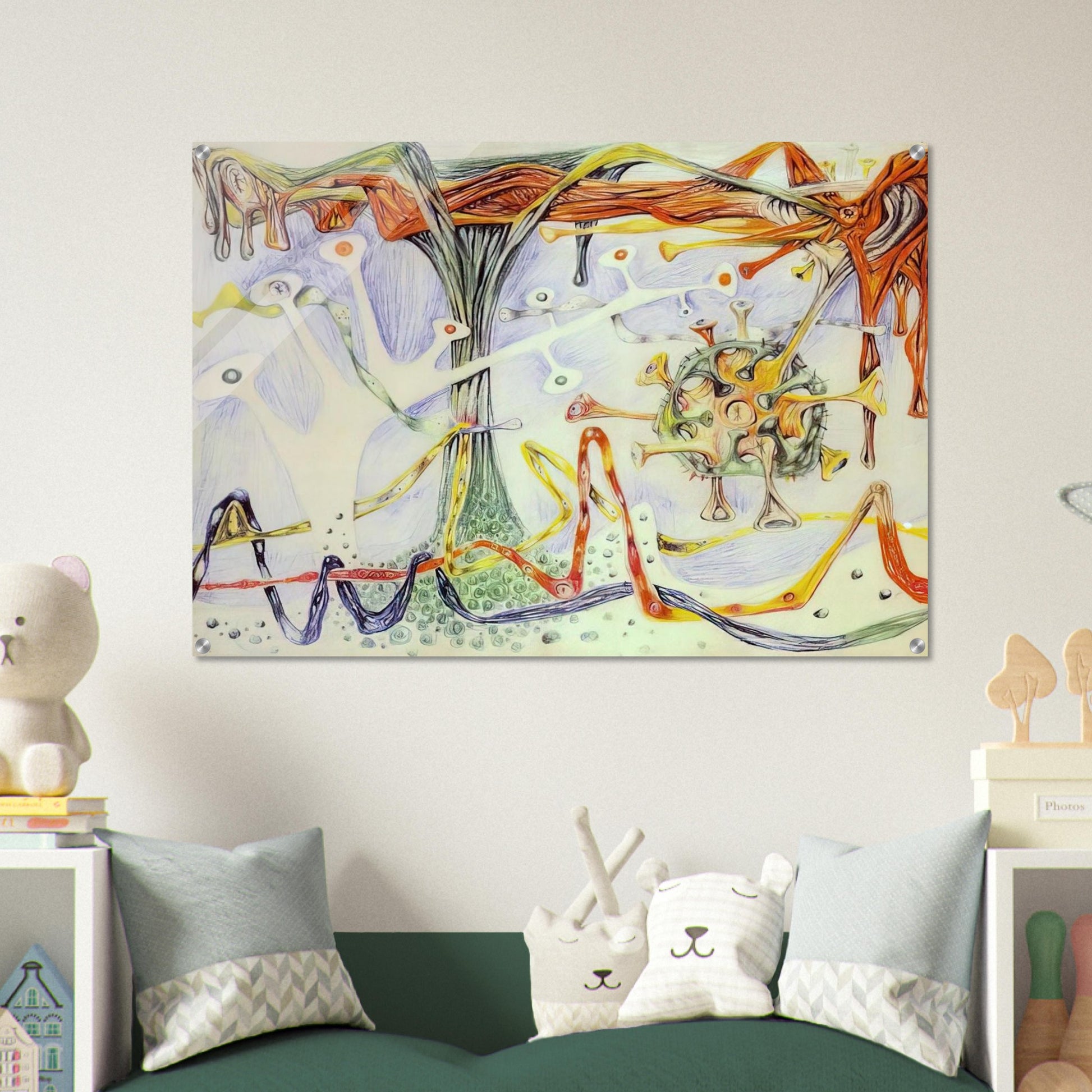 MORPHOLOGY 1937 - Roberto Matta Acrylic Print - 70x100 cm / 28x40″ inches