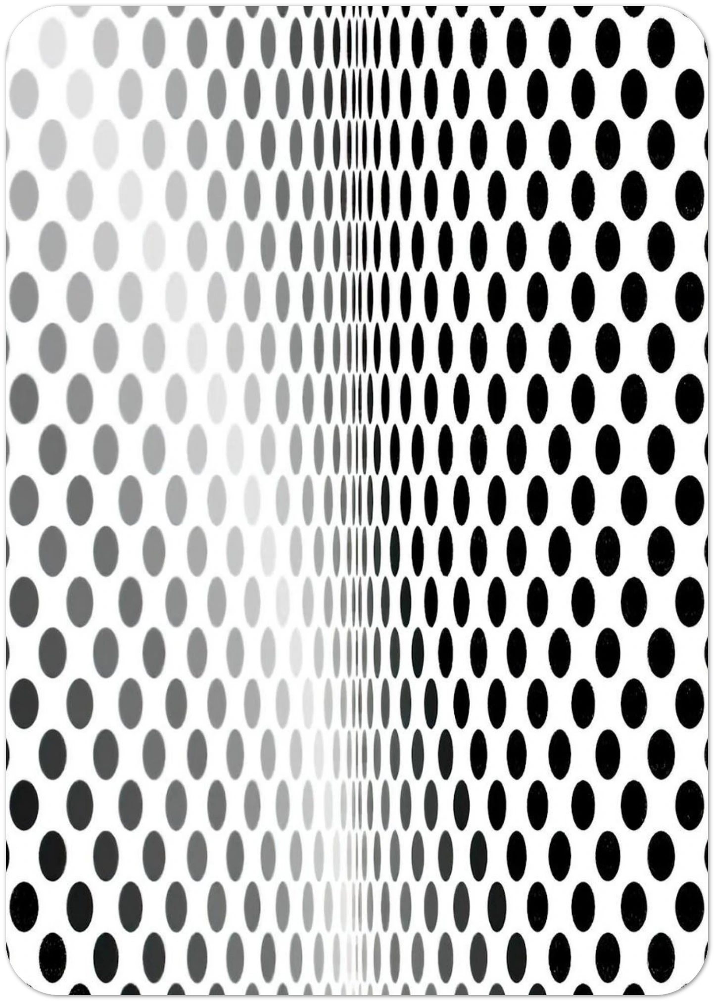 LOSS 1964 By Bridget Riley Pack of 10 Post Cards | Bridget Riley Post Cards | A6 (10.5 x 14.8 cm) - 4.1 x 5.8 inches