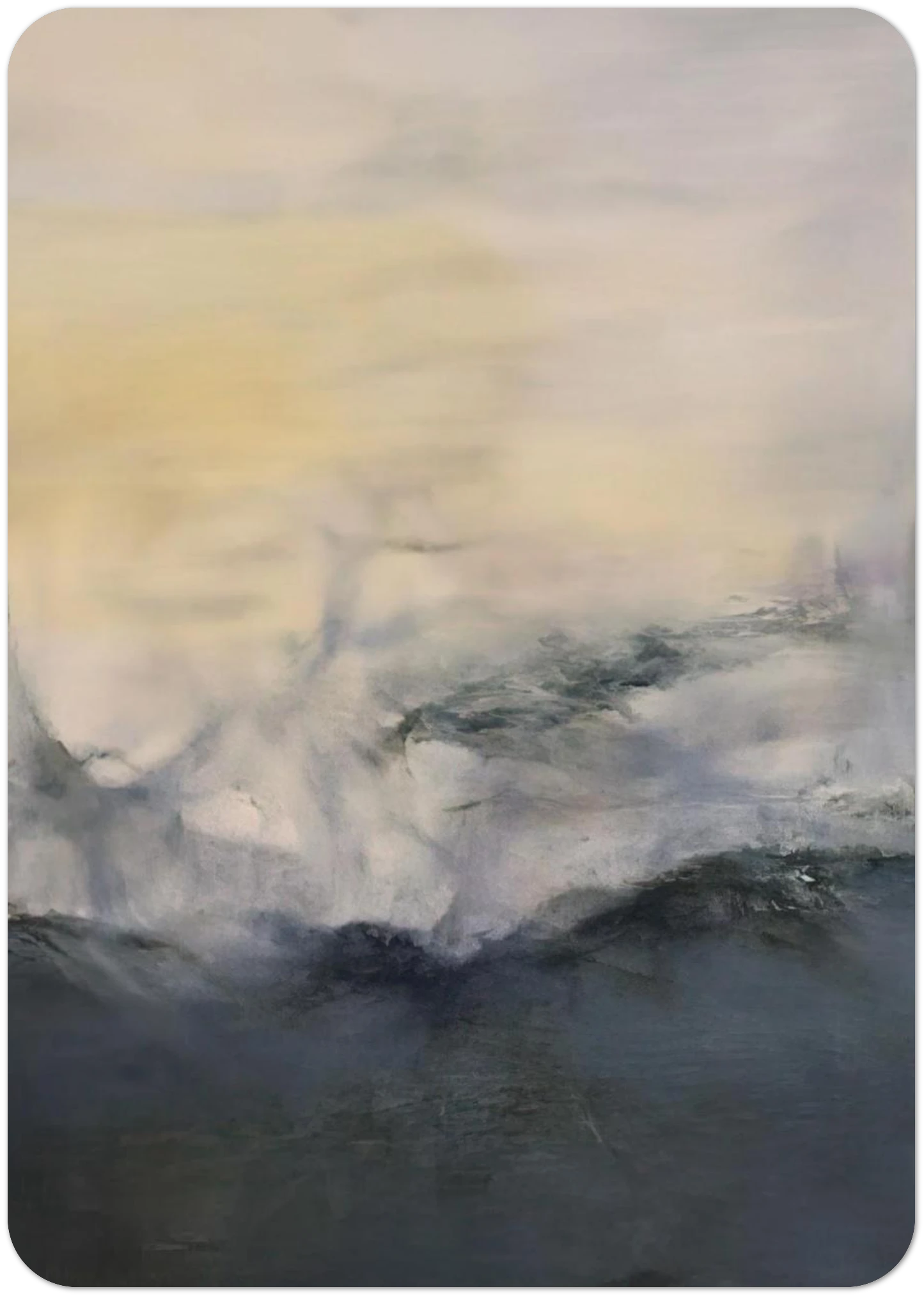 15 11 2001 2001 By Zao Wou-Ki Pack of 10 Post Cards | Zao Wou-Ki Post Cards | A6 (10.5 x 14.8 cm) - 4.1 x 5.8 inches